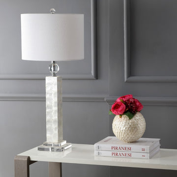 Bailey 32" LED Seashell Table Lamp - JONATHAN Y